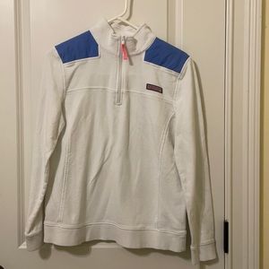 Vineyard Vines Shep Shirt size M white and blue